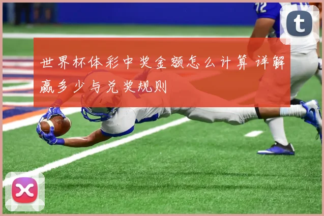 世界杯体彩中奖金额怎么计算 详解赢多少与兑奖规则